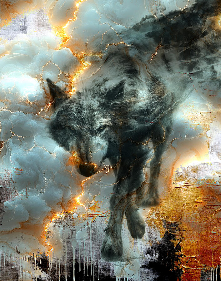 Ghost Wolf Digital Art by Michael Damiani - Fine Art America