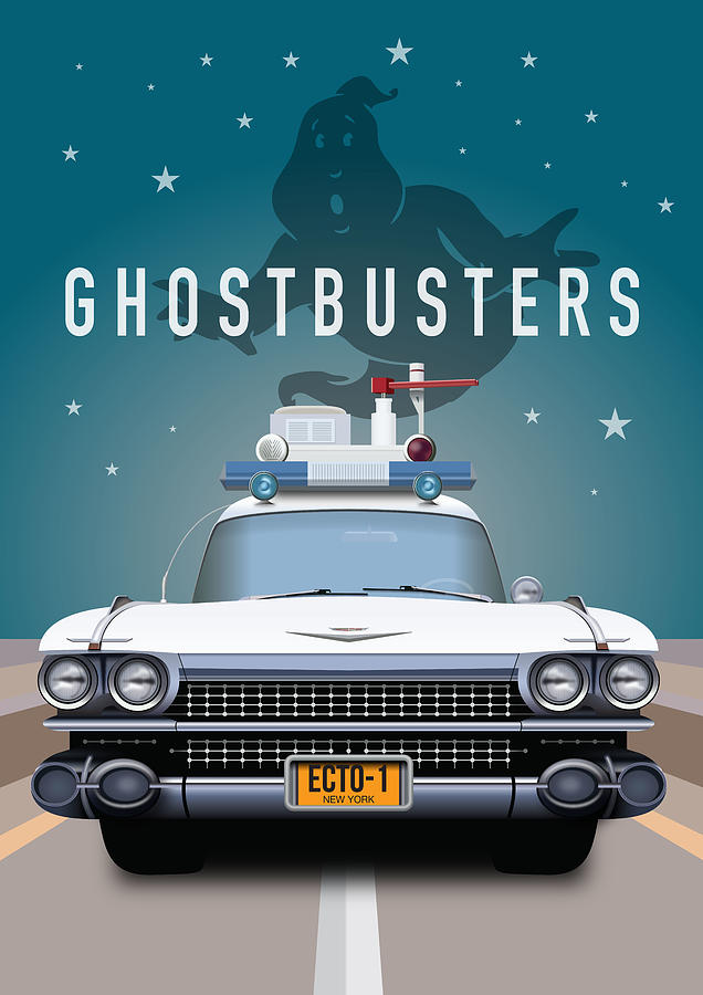 Ghostbusters Digital Art - Ghostbusters - Alternative Movie Poster by Movie Poster Boy
