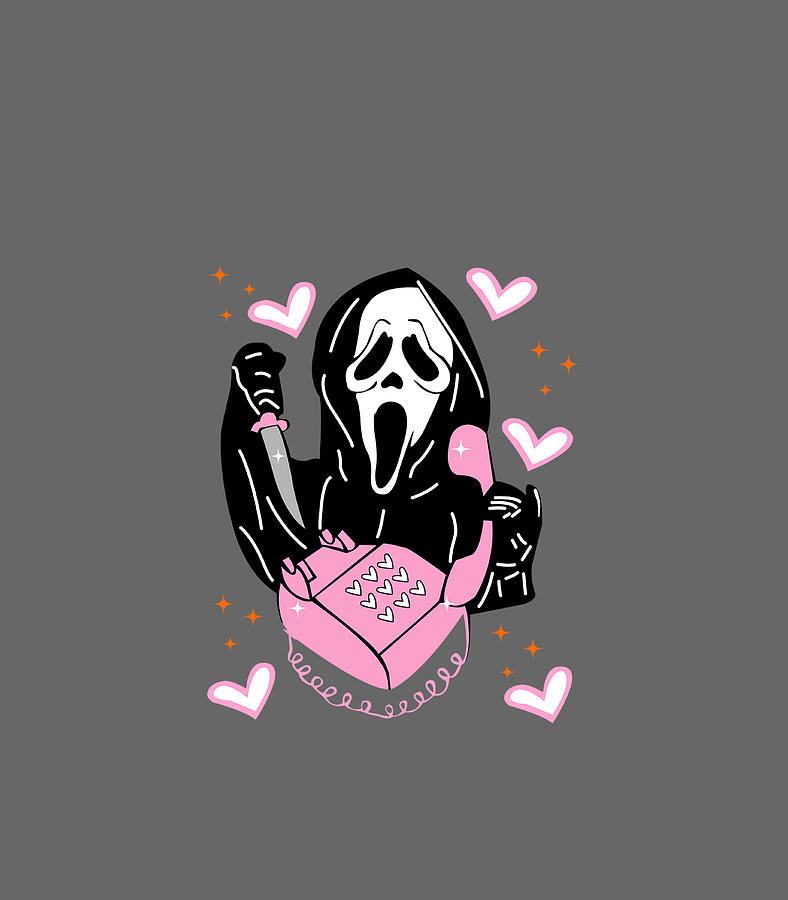 Ghostface Calling Halloween Funny Scream You Hang Up Digital Art by ...