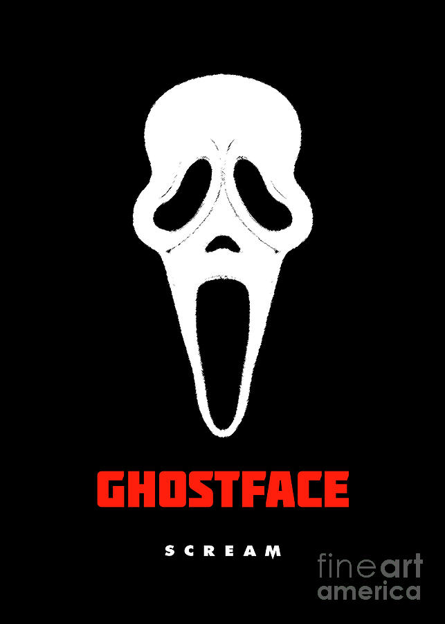 Mask Digital Art - Ghostface Mask by Bo Kev