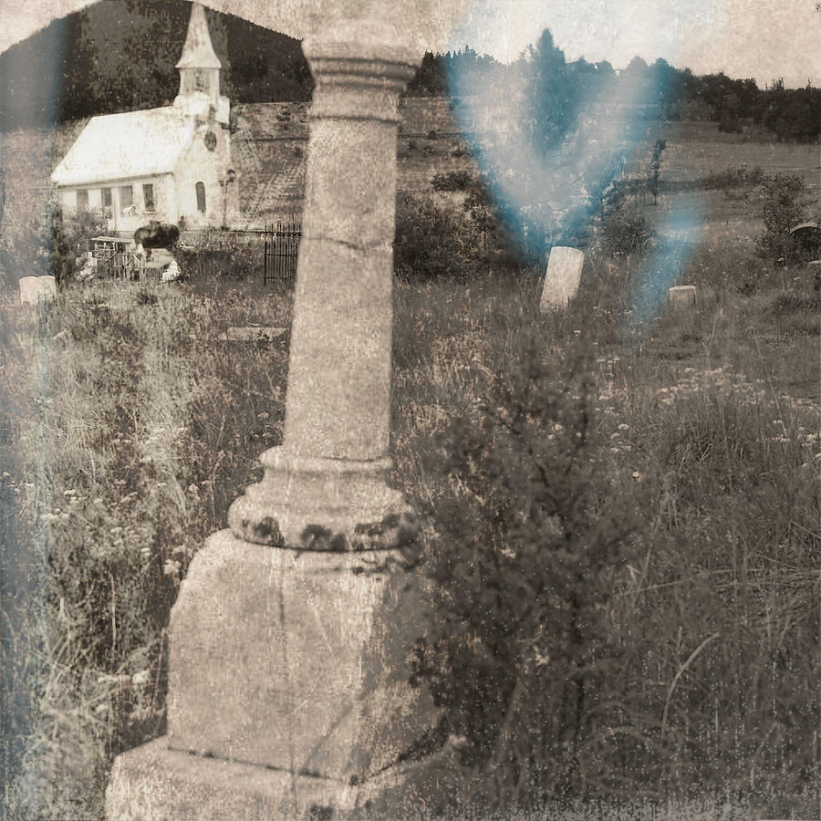 Ghostly Cemetery  Photograph by Cathy Anderson