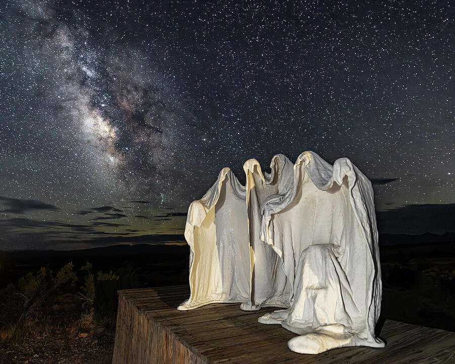 Desert Photograph - Ghostly Greeting by James Marvin Phelps Desert Photograph - Ghostly Greeting by James Marvin Phelps