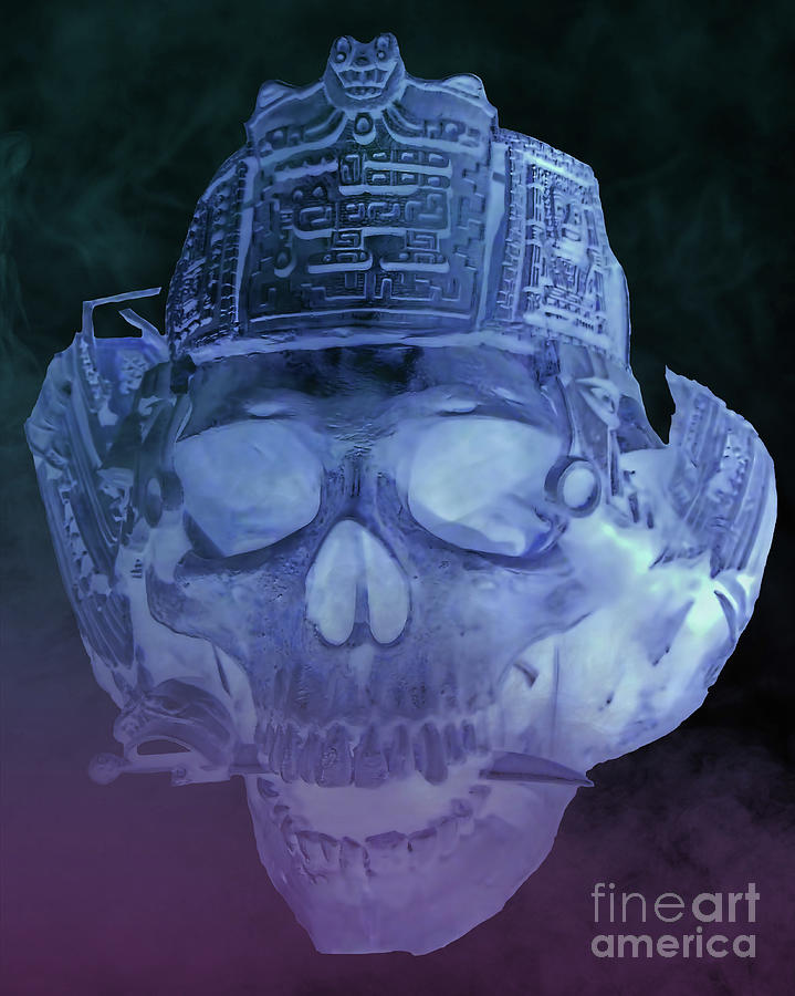 Ghostly Pirate Skull Photograph by D Hackett