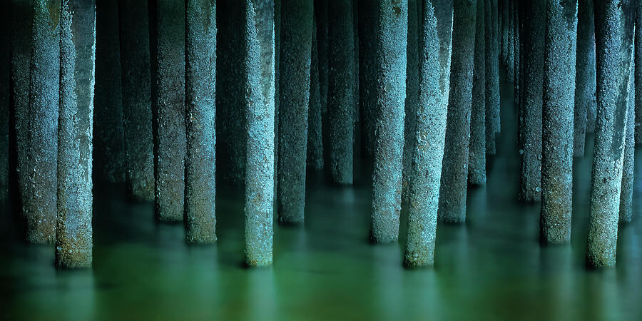 Pier Photograph - Ghostly Remnants of the Province Lands by Photos by Thom