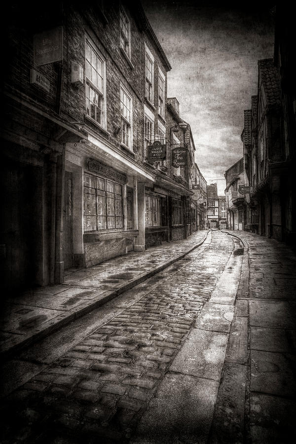 Ghostly Shambles York Vintage Photograph