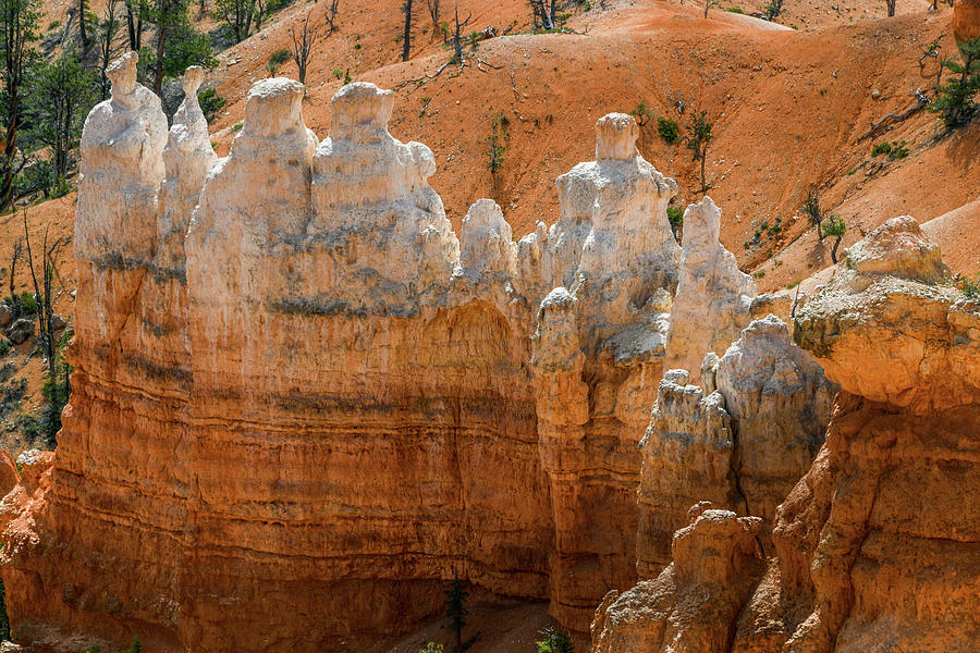 Ghostly Statues at Bryce Canyon Photograph by Anthony Sacco Ghostly Statues at Bryce Canyon Photograph by Anthony Sacco