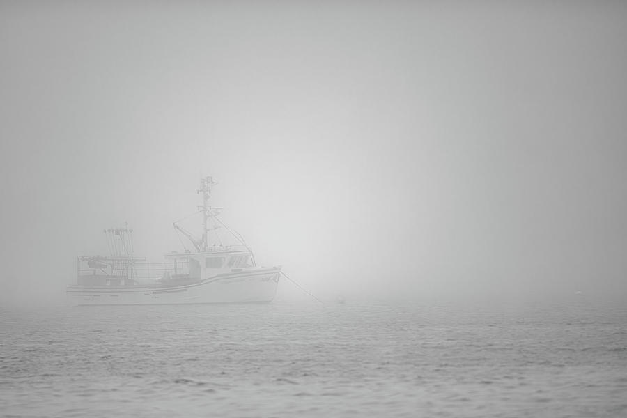 Ghostly Trawler Photograph by Rod Best