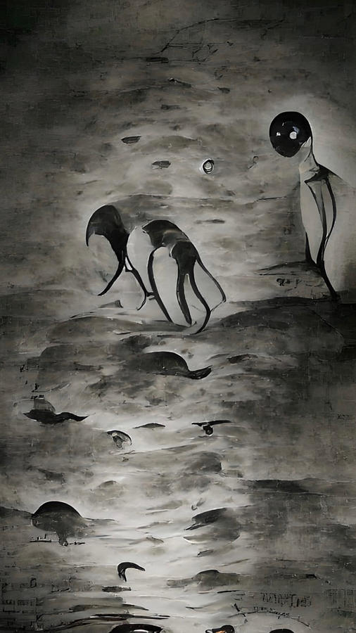Ghosts in the Moonlight Digital Art by Vennie Kocsis