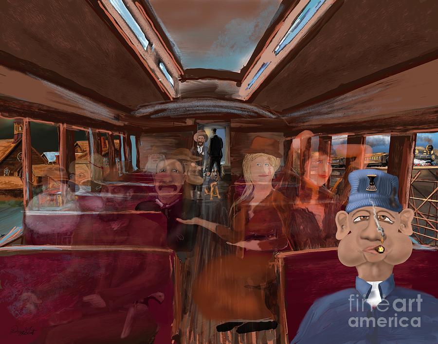 Ghosts of Trains Past Digital Art by Doug Gist