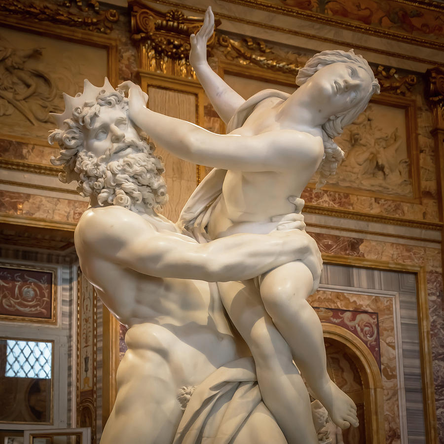 Gian Lorenzo Bernini masterpiece, The Rape of Proserpina Photograph by Paolo Modena