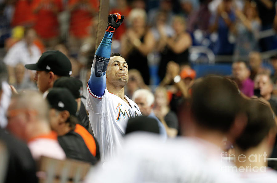 Giancarlo Stanton Photograph by Joe Skipper Giancarlo Stanton Photograph by Joe Skipper