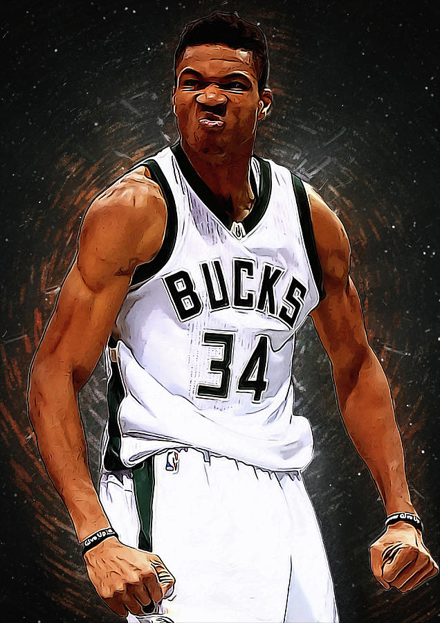 Giannis Antetokounmpo Digital Art by Smh Yrdbk | Fine Art America