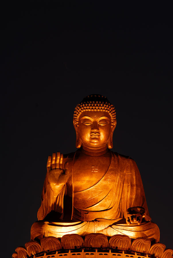 Giant Buddha in Hong Kong 3 Photograph by Ytwong