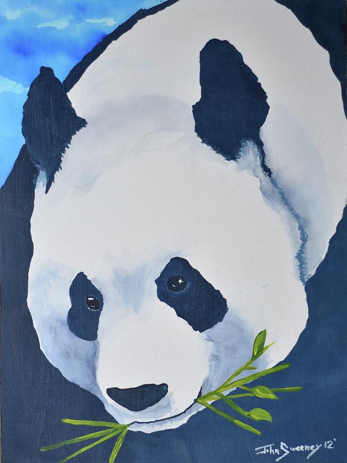 Giant Panda Painting by John Sweeney