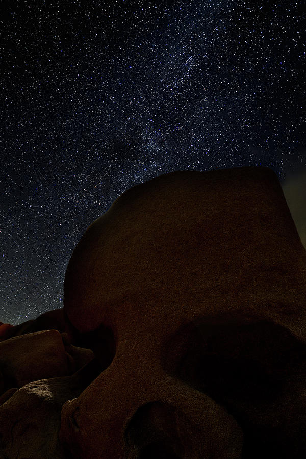 Giant Skull Rock before Milky Way Photograph by Amazing Action Photo Video