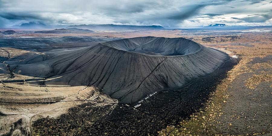 Giant Volcanic Cinder Cone Photograph by Rich Isaacman