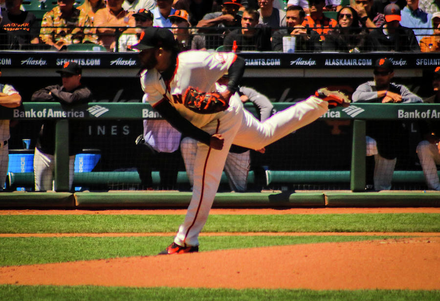 Giants Baseball Pitchers Photograph by Dr Janine Williams