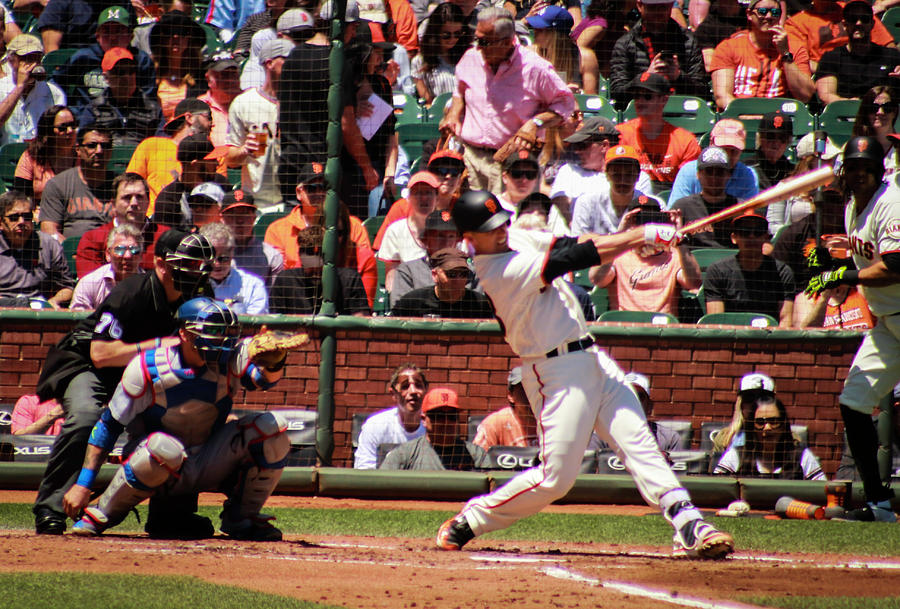 Giants Baseball Swing Photograph by Dr Janine Williams