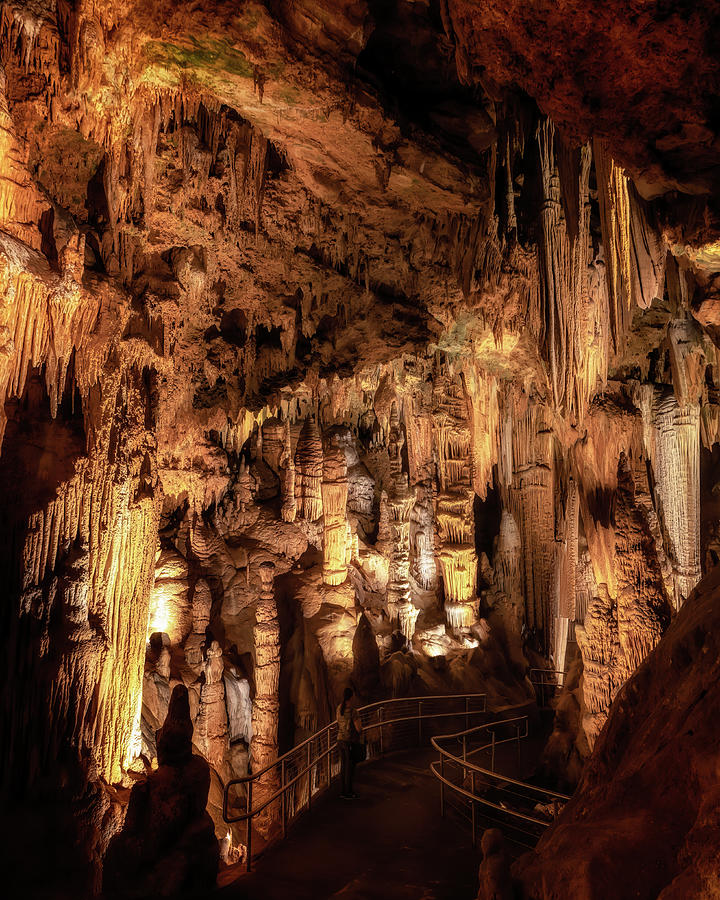 Giants Hall - Luray Caverns Photograph by Susan Rissi Tregoning