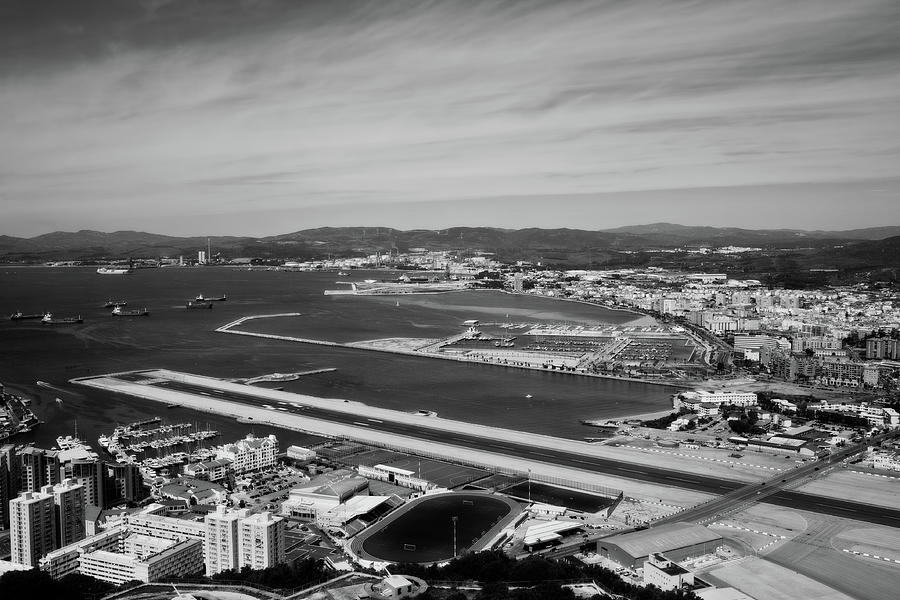 Gibraltar And La Linea Cityscape Photograph by Artur Bogacki