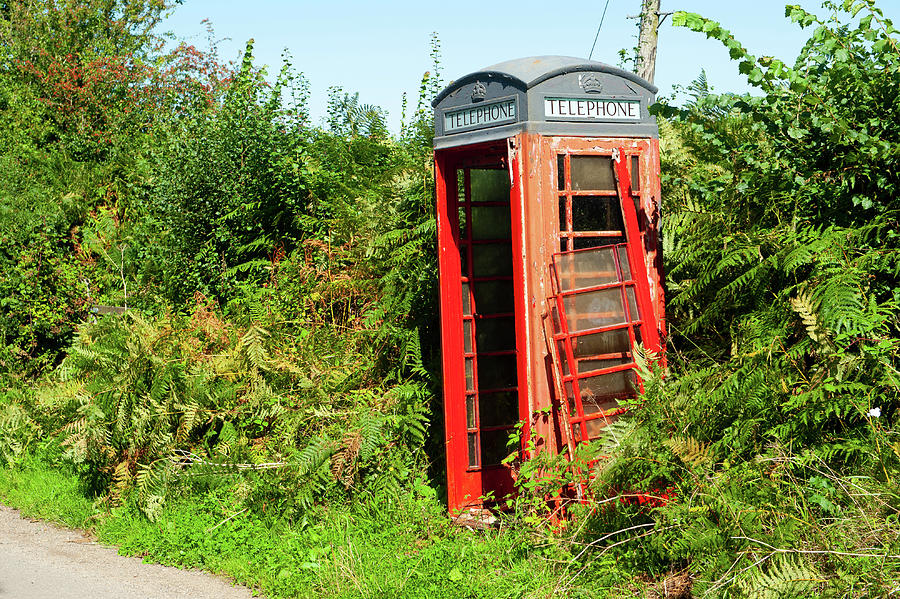 Gidleigh Red Telephone Box Dartmoor Photograph by Helen Jackson