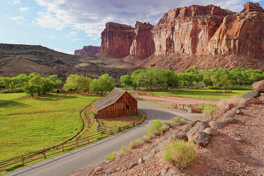 Capitol Reef National Park Photograph - Gifford Barn in Capitol Reef National Park #1 by Paul Hamilton