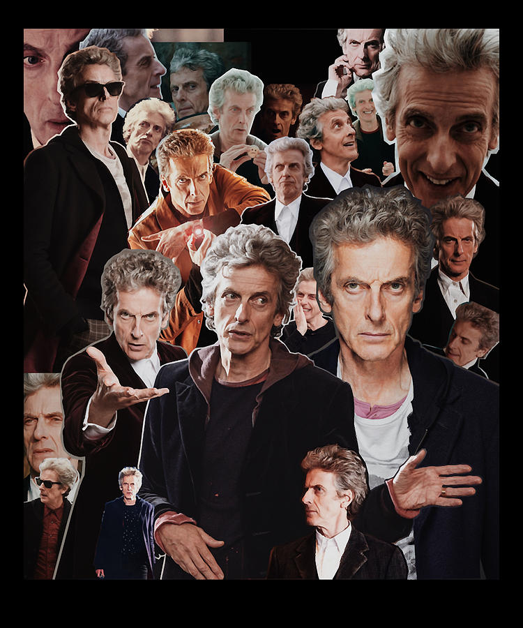 Gift For Men Actor Peter Director Capaldi Awesome For Movie Fan Drawing ...