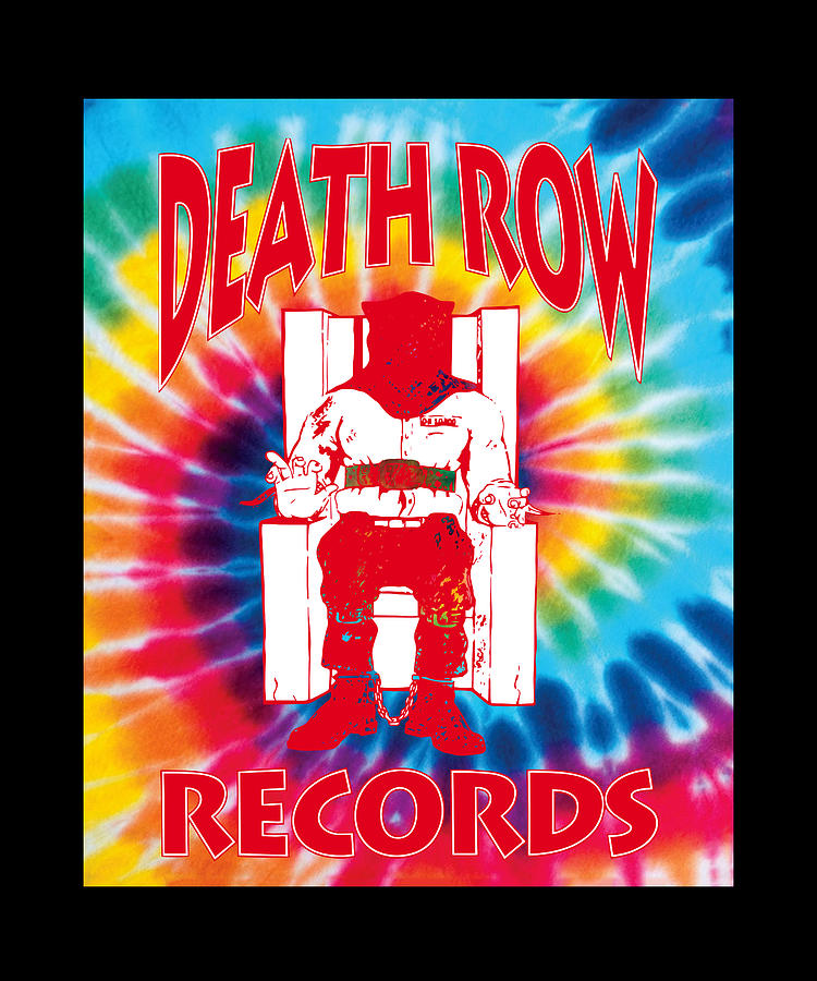 Gift For Men Death Row Records Tye Die Digital Art by Words N Graphic ...