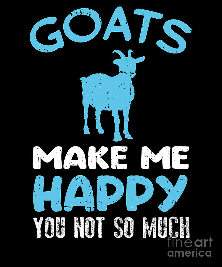 Goat Digital Art - Gift Idea For Goat Farmers by RaphaelArtDesign