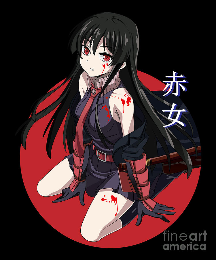 Gifts For Women Akame Manga Ga Kill Anime Graphic For Fans Drawing by ...