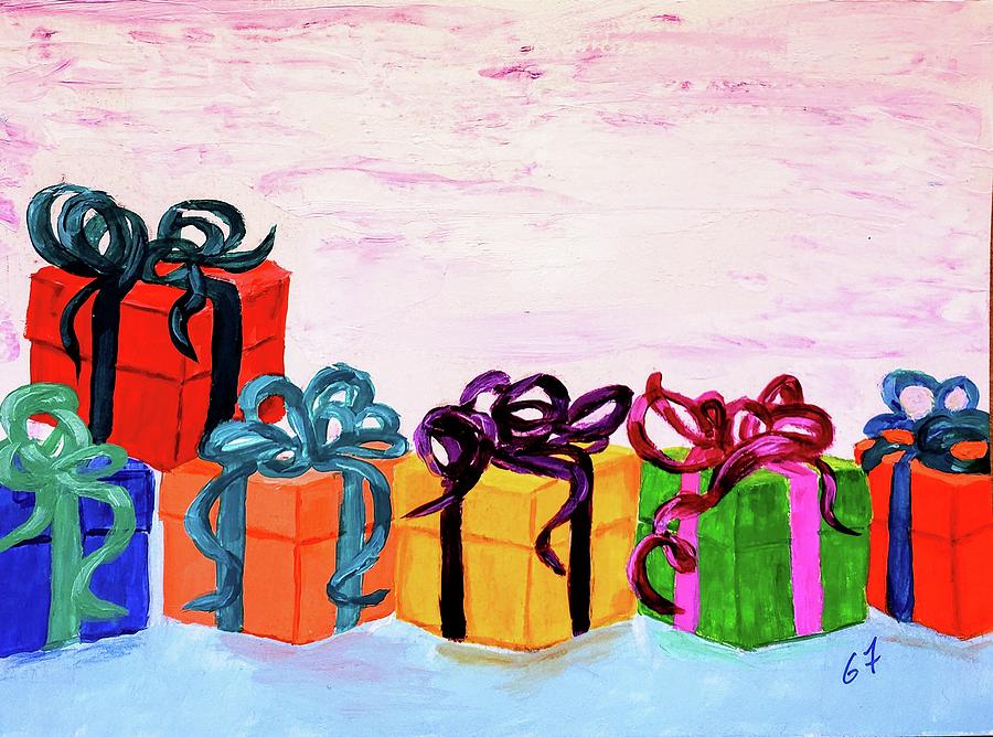 Gifts Painting by Gail Friedman