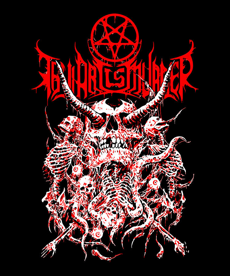 Gifts Idea Australian Thy Art Deathcore Is Murder Band Love You Drawing ...