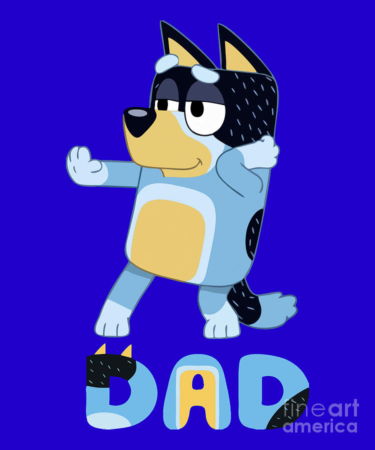 Gifts Idea Cartoons Bluey For Preschool Age Love You Digital Art by ...