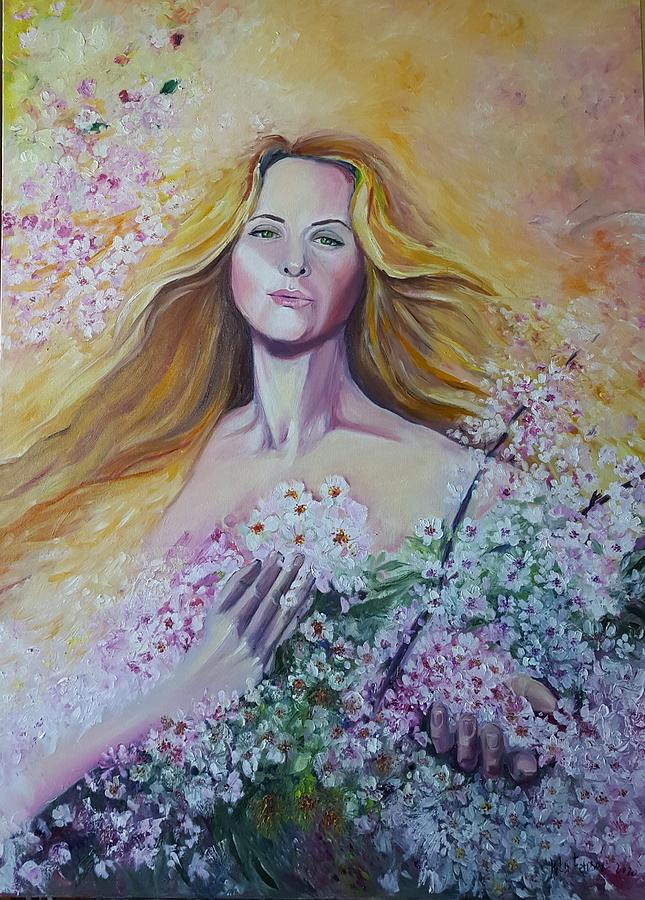Gifts of spring Painting by Rita Fetisov