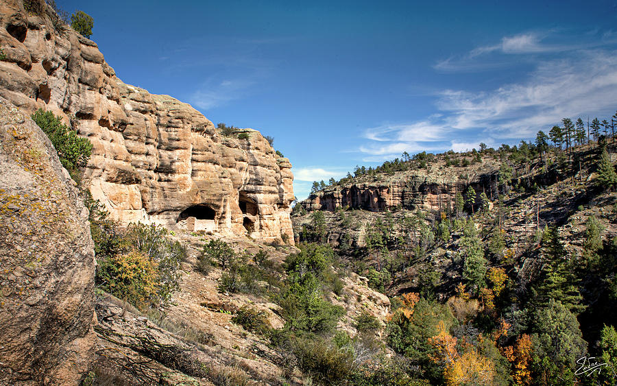 Gila Cliff Dwellings Photograph by Endre Balogh