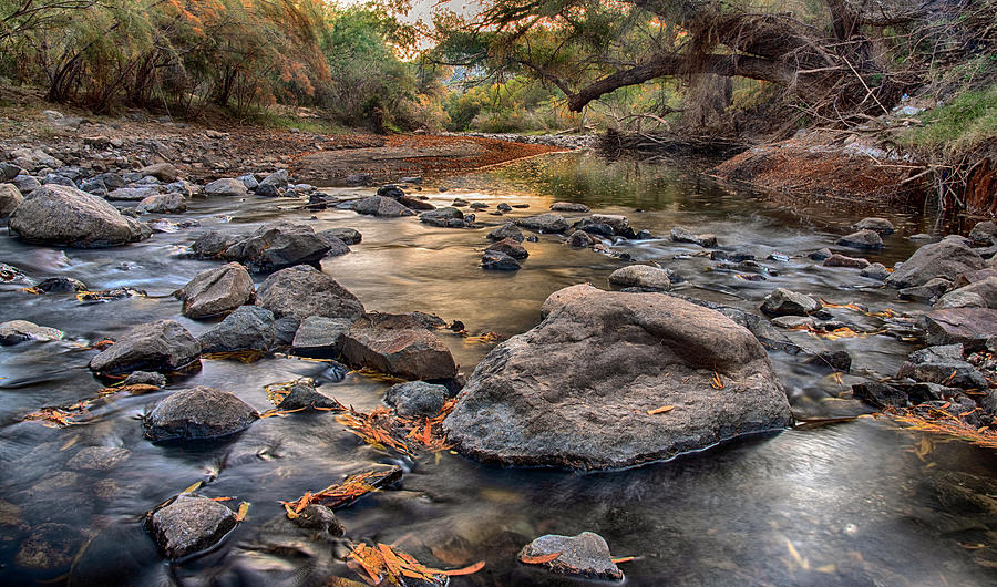 Gila River near Winkleman Arizona Photograph by Dave Dilli