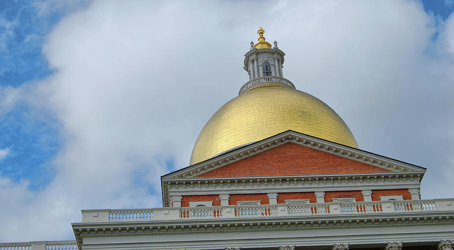 Boston Photograph - Gilded Dome by Jamart Photography