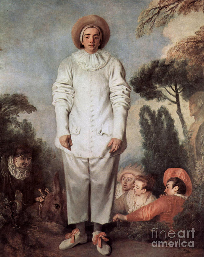 Gilles by Antoine Watteau Painting by Arkitekta Art - Fine Art America