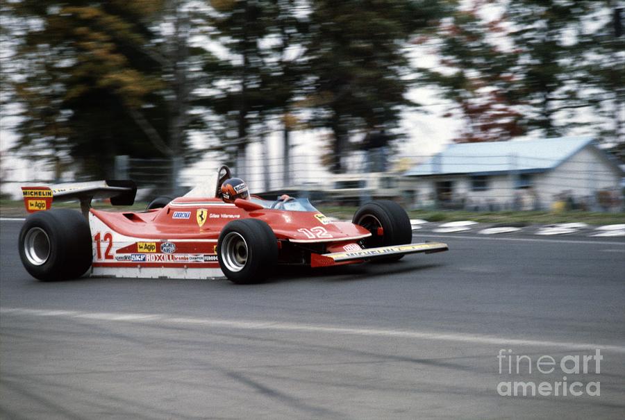 Gilles Villeneuve. 1979 United States Grand Prix Photograph by Oleg Konin