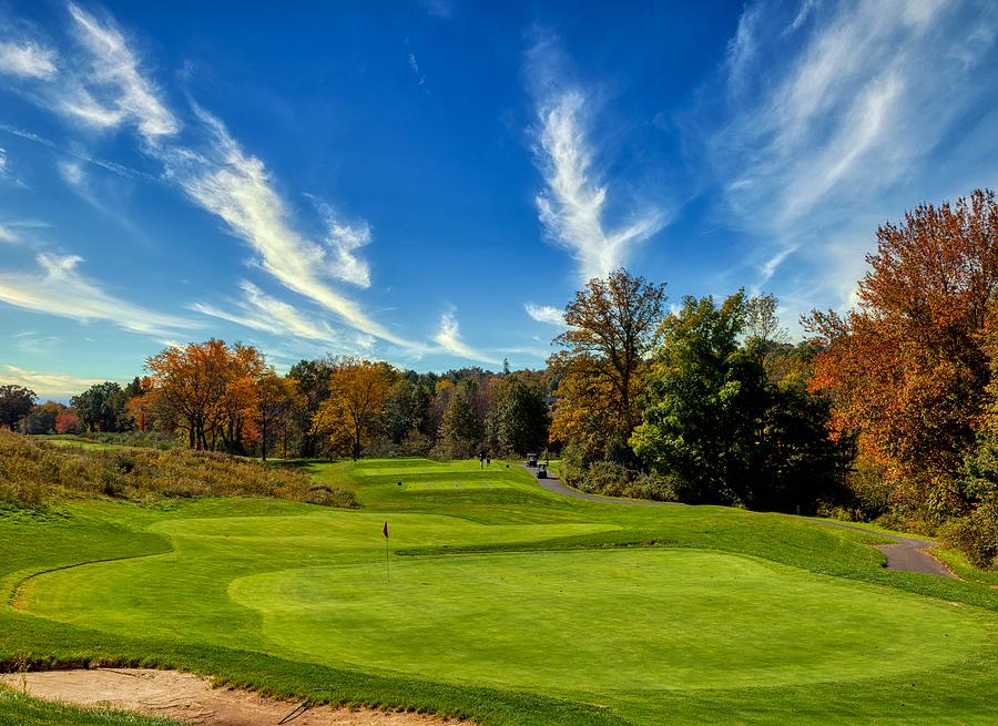 Gillette Golf Course In Autumn Photograph by Mountain Dreams Fine Art