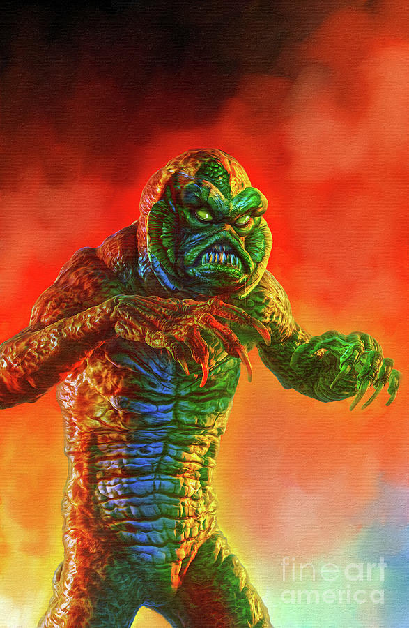 The Mummy Mixed Media - Gillman - Mark Spears Monsters by Mark Spears