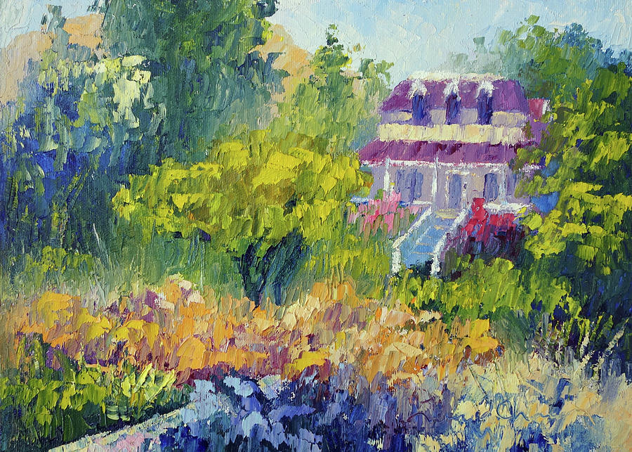 Gilman Ranch in Spring Painting by Terry Chacon