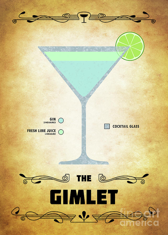 Gimlet Cocktail - Classic Digital Art by Bo Kev