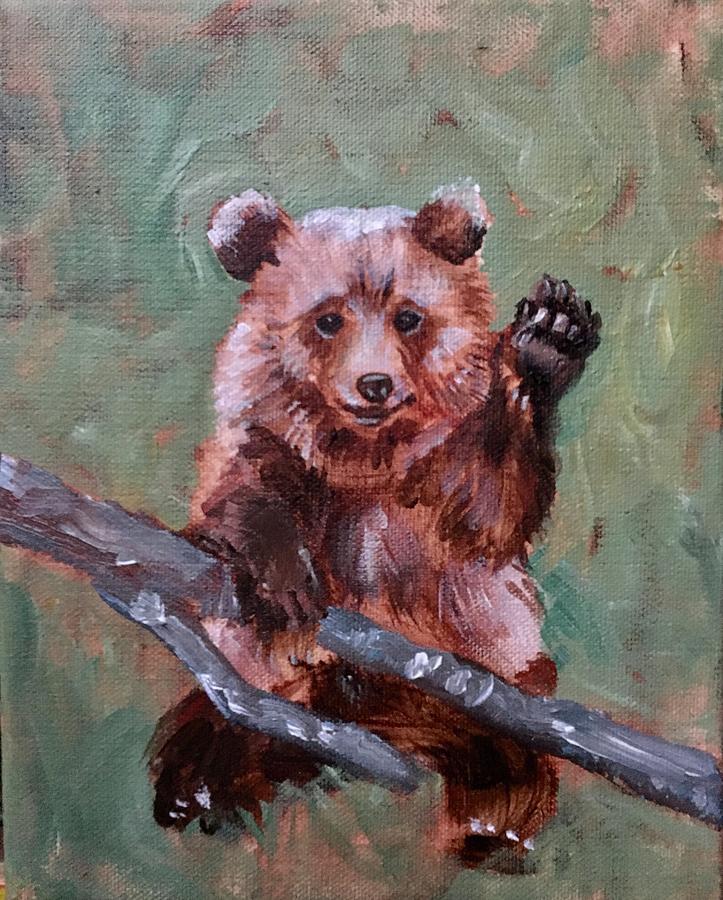 Animal Painting - Gimme Five by Sofanya White