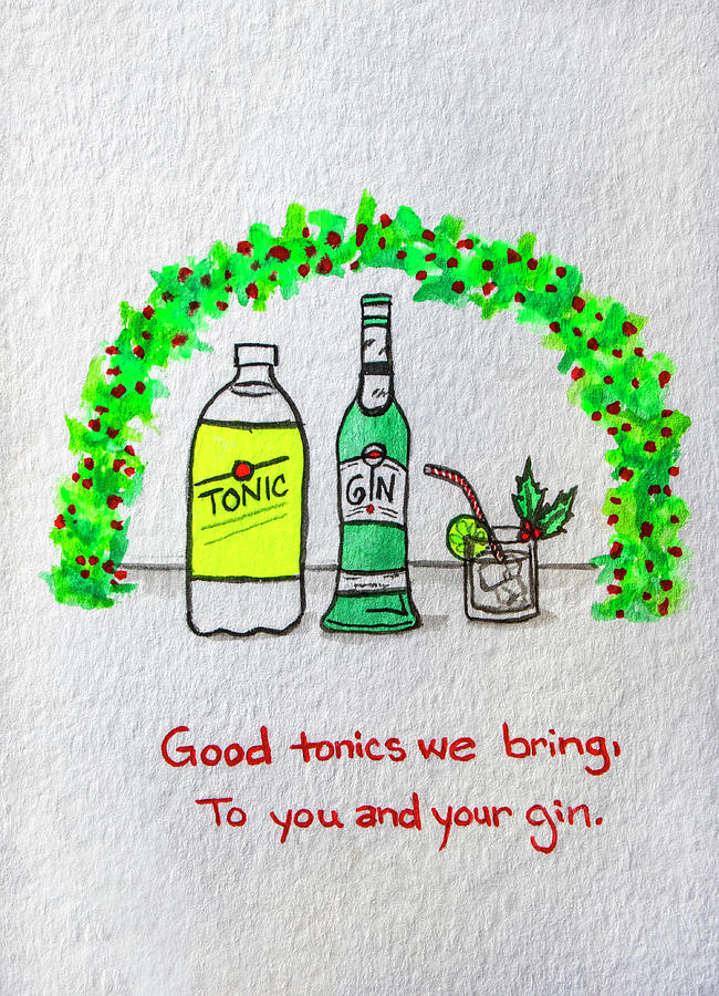 Gin and Tonic Painting by Jean Haynes