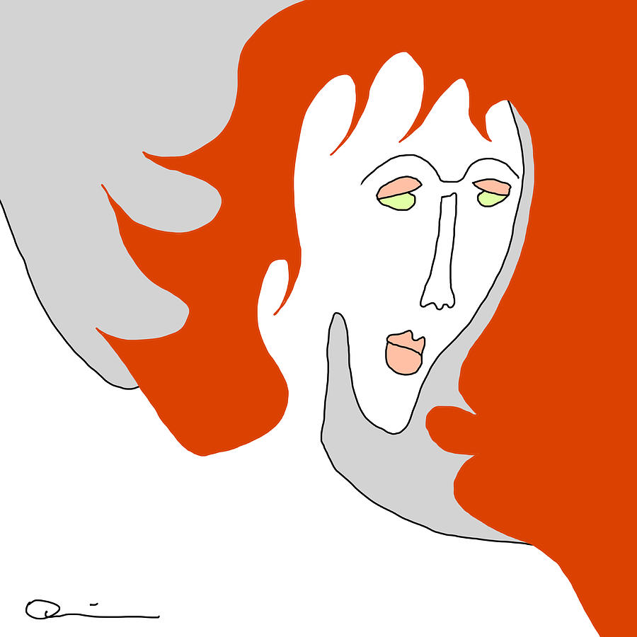 Ginger 3 Digital Art by Jeffrey Quiros