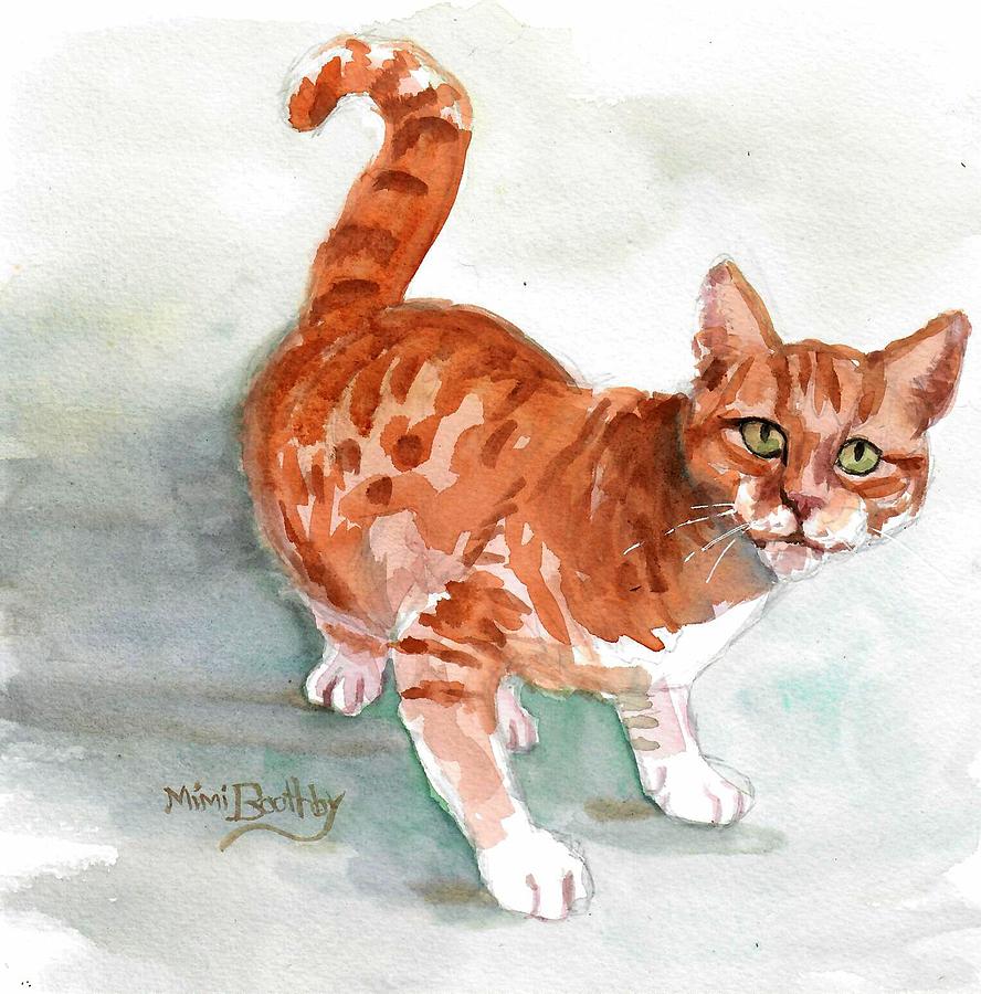 Ginger boy Painting by Mimi Boothby