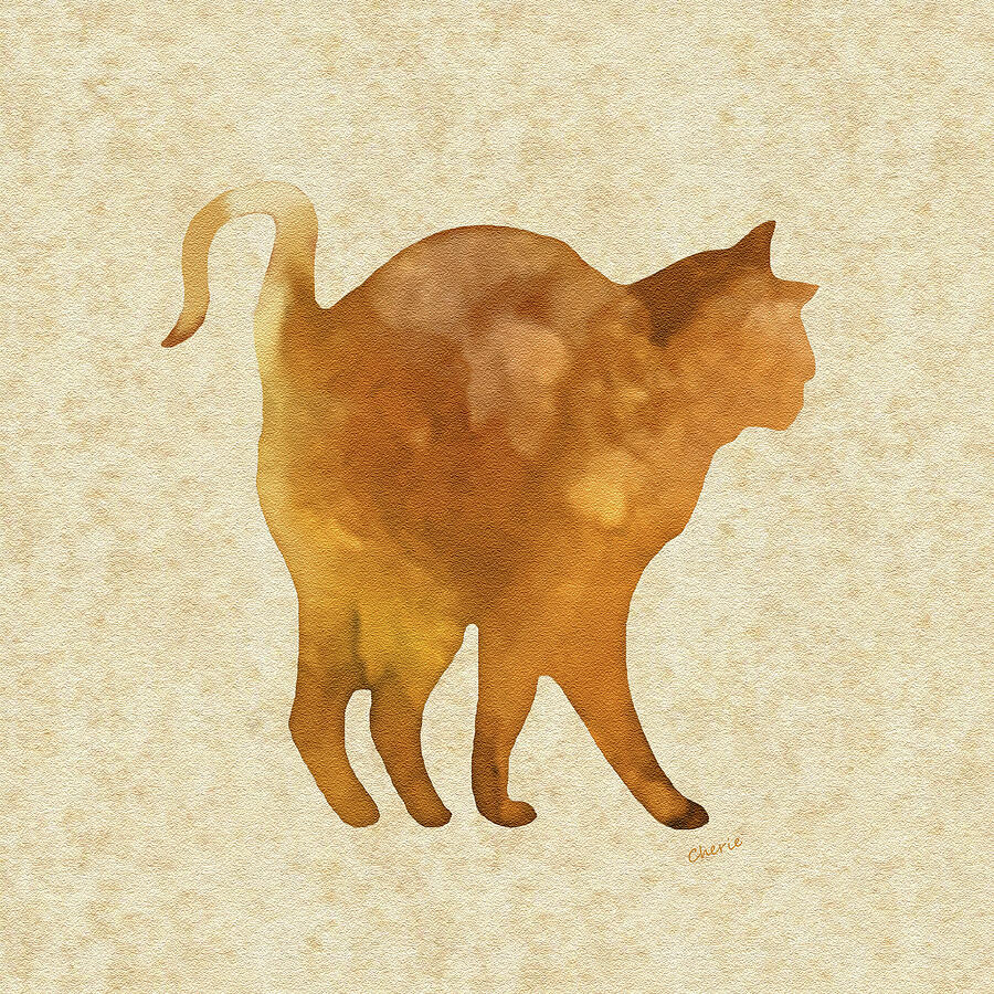 Ginger Cat Digital Art by Bamalam Art Ginger Cat Digital Art by Bamalam Art