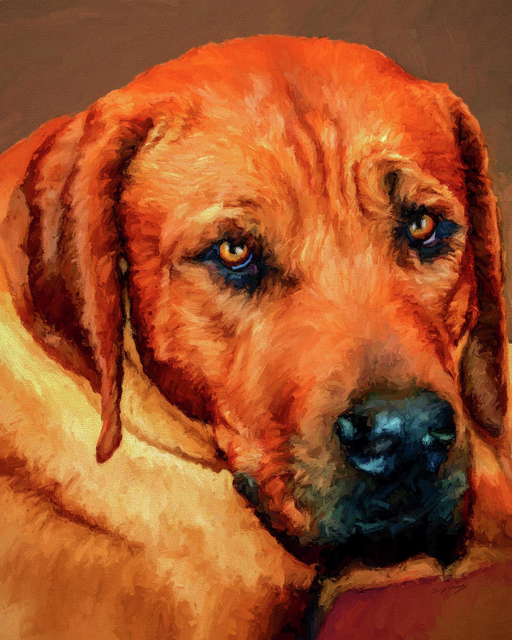 Ginger Painting by David Wagner