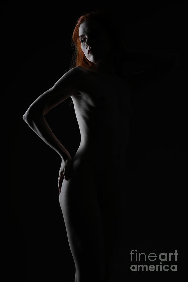 Ginger model artistic nude v8 Photograph by Eran Turgeman Prints